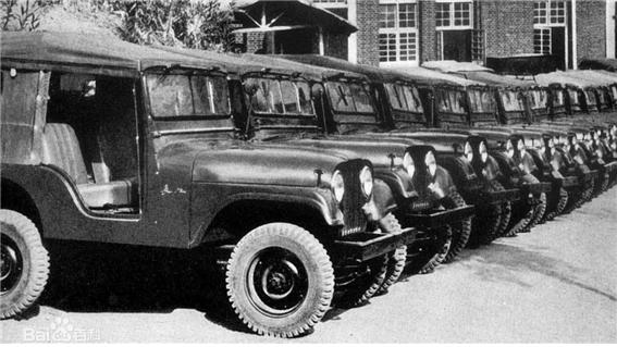 1957년 창안자동차가 만든 창장(長江)표 46형 지프